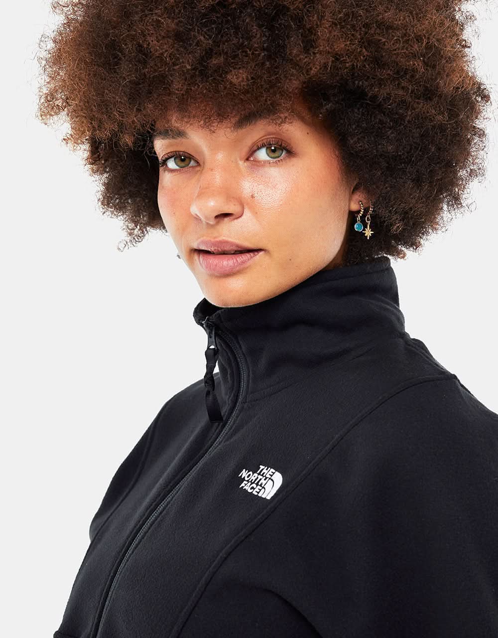 The North Face Womens TKA Attitude 1/4 Zip Fleece - TNF Black