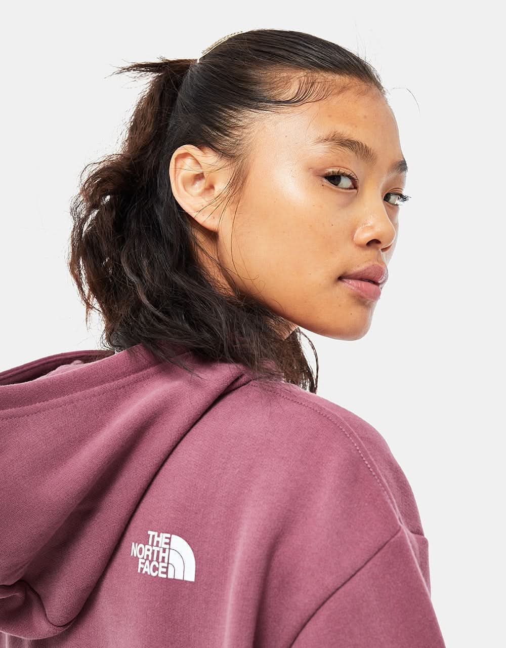The North Face Womens Trend Crop Hoodie - Wild Ginger