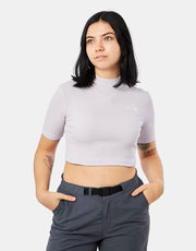 The North Face Womens Gartha Rib Top - Lavender Fog