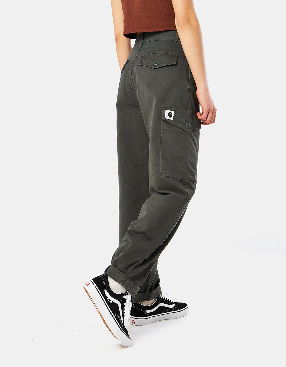 Carhartt WIP Womens Collins Pant - Boxwood (Garment Dyed) – Route One