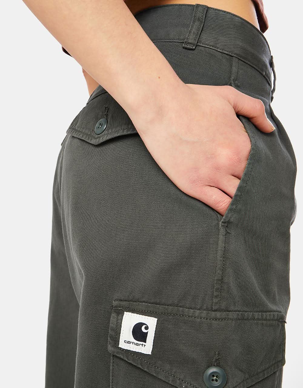 Carhartt WIP Womens Collins Pant - Boxwood (Garment Dyed)