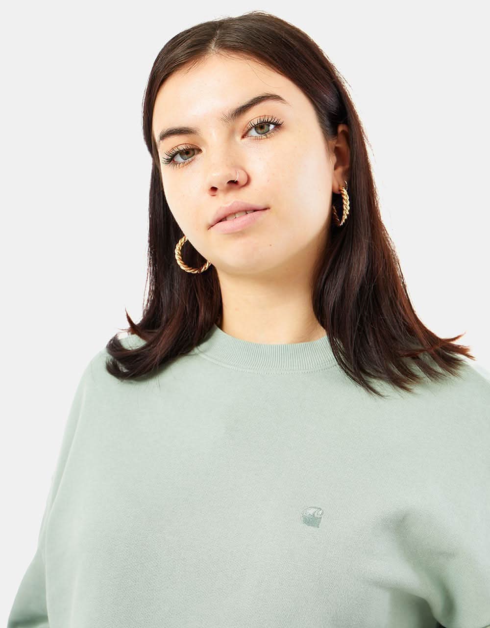 Carhartt WIP Womens Chester Sweatshirt - Misty Sage