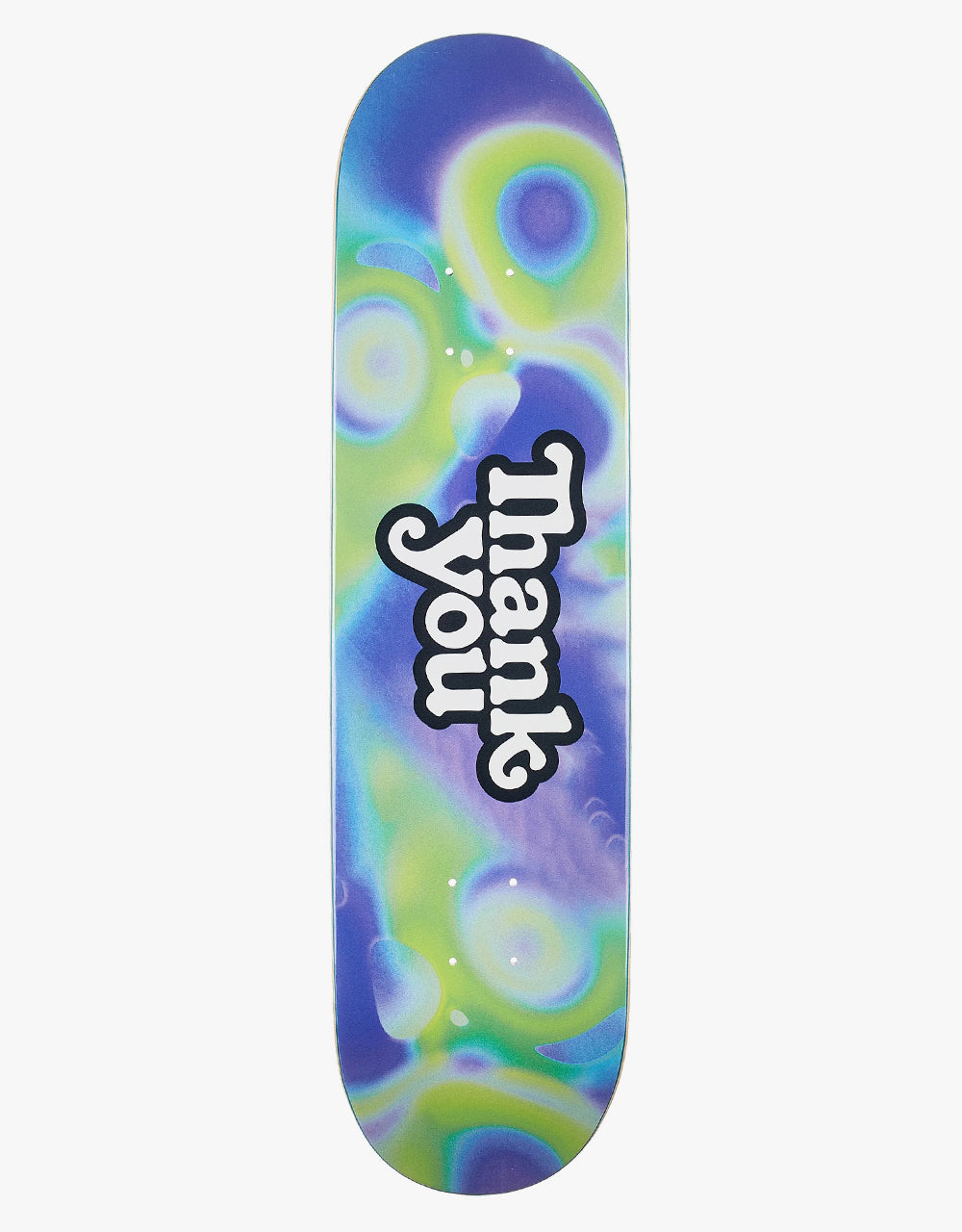 Thank You Warped Logo Skateboard Deck - 8"