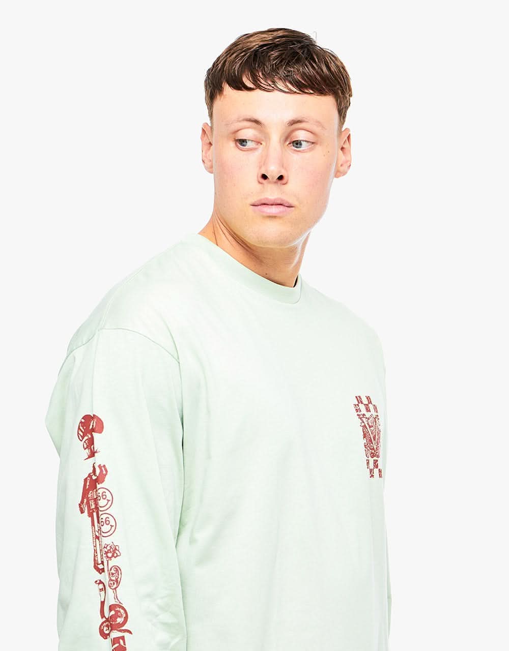 Vans Visualize A Picture L/S T-Shirt - Celadon Green