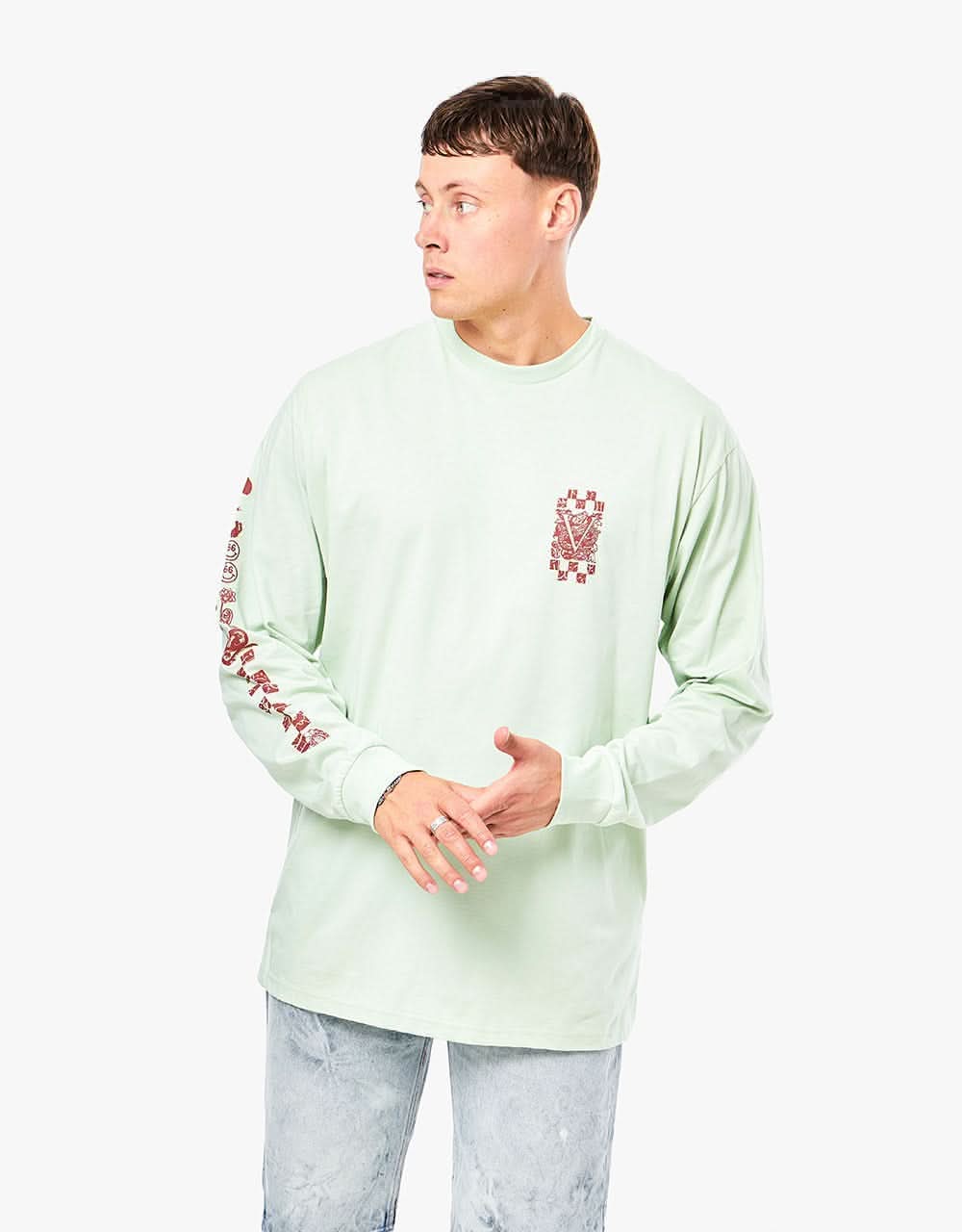 Vans Visualize A Picture L/S T-Shirt - Celadon Green