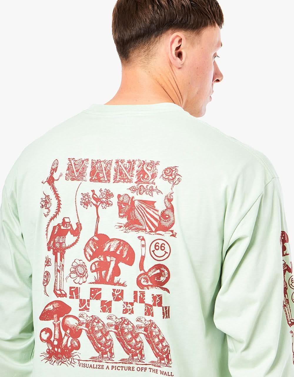 Vans Visualize A Picture L/S T-Shirt - Celadon Green