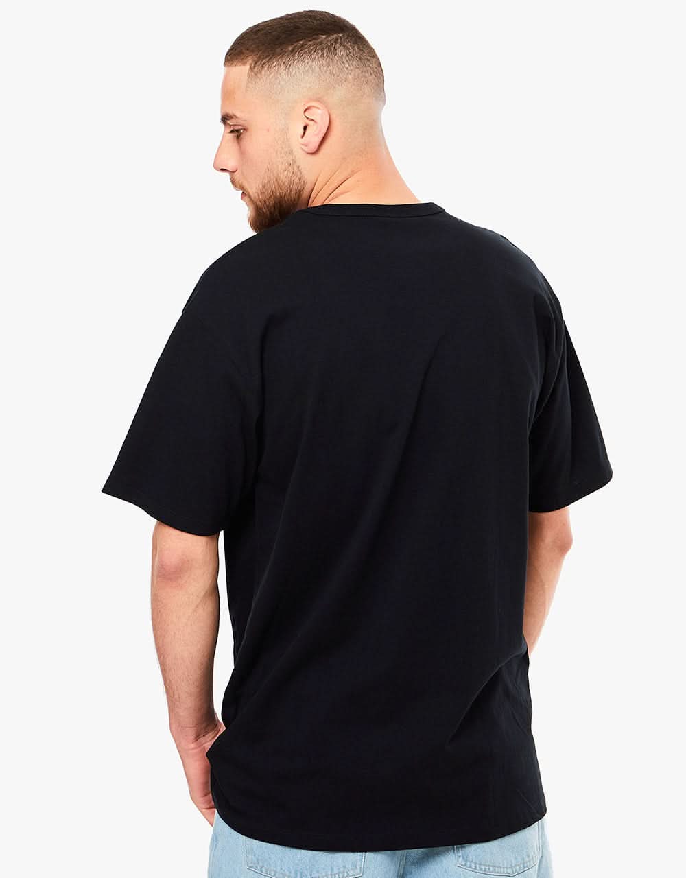 Vans Off The Wall Graphic Pocket T-Shirt - Black Peace Sign