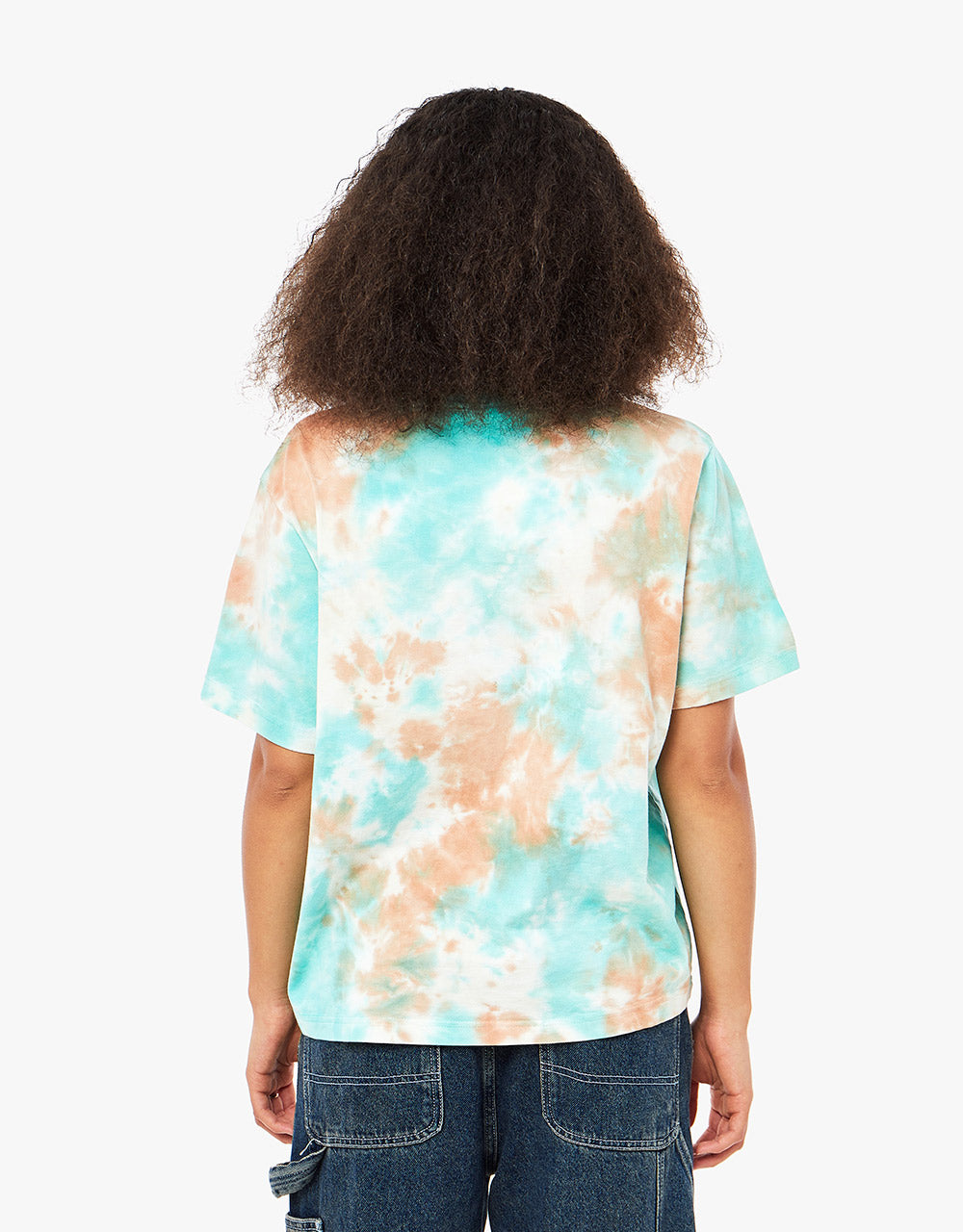HUF Womens WW Tie Dye S/S Relaxed T-Shirt - Natural