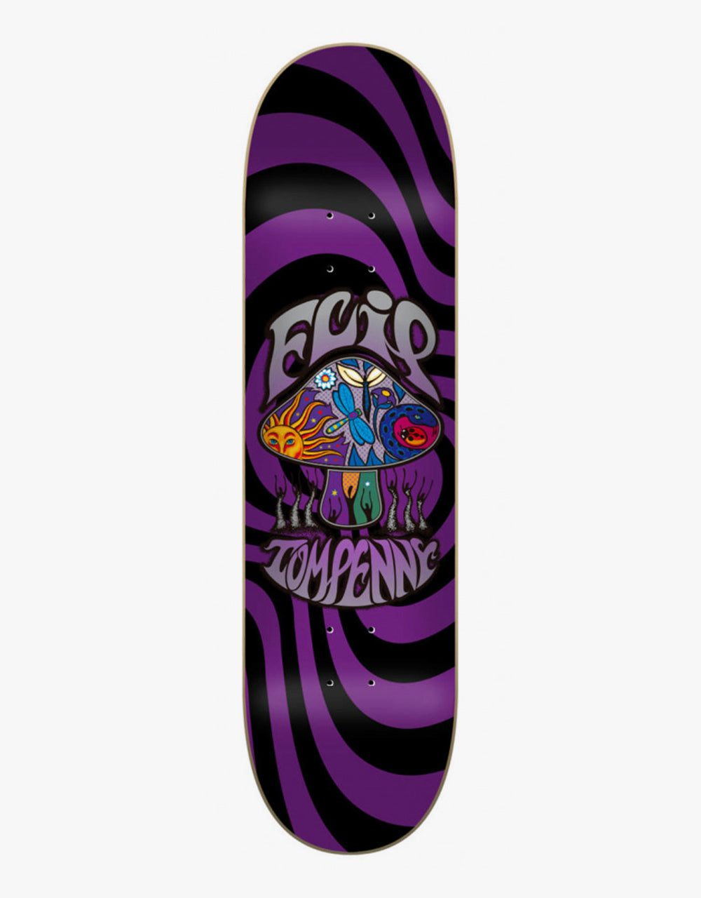 Flip Penny Loveshroom Skateboard Deck - 8.13"