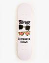 Concrete Girls Sunglasses Skateboard Deck - 8"
