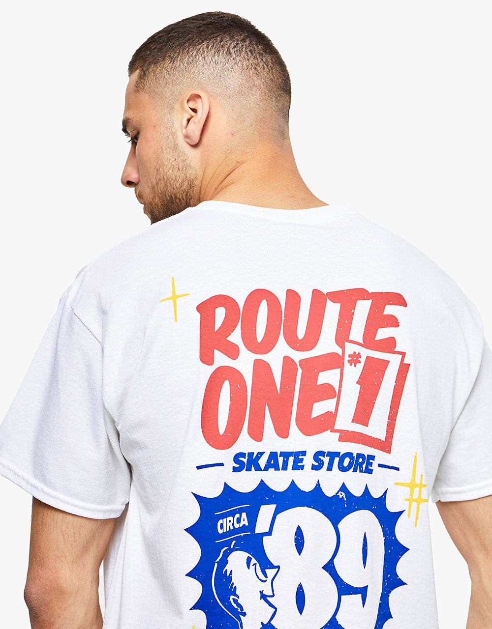 Route One Corner Shop T-Shirt - White