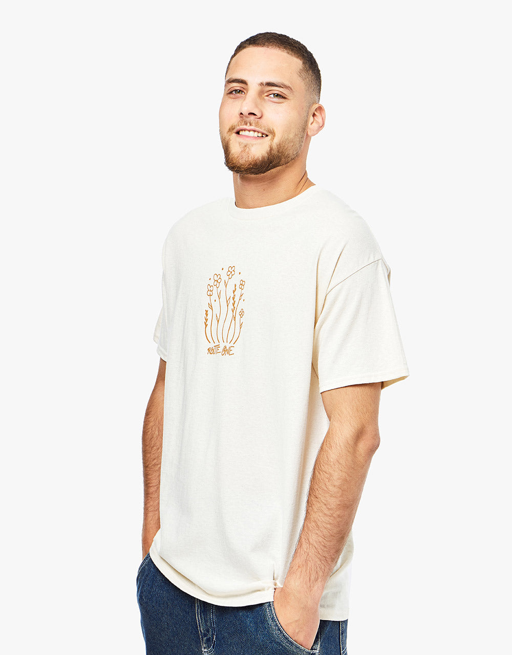 Route One Evidence T-Shirt - Natural