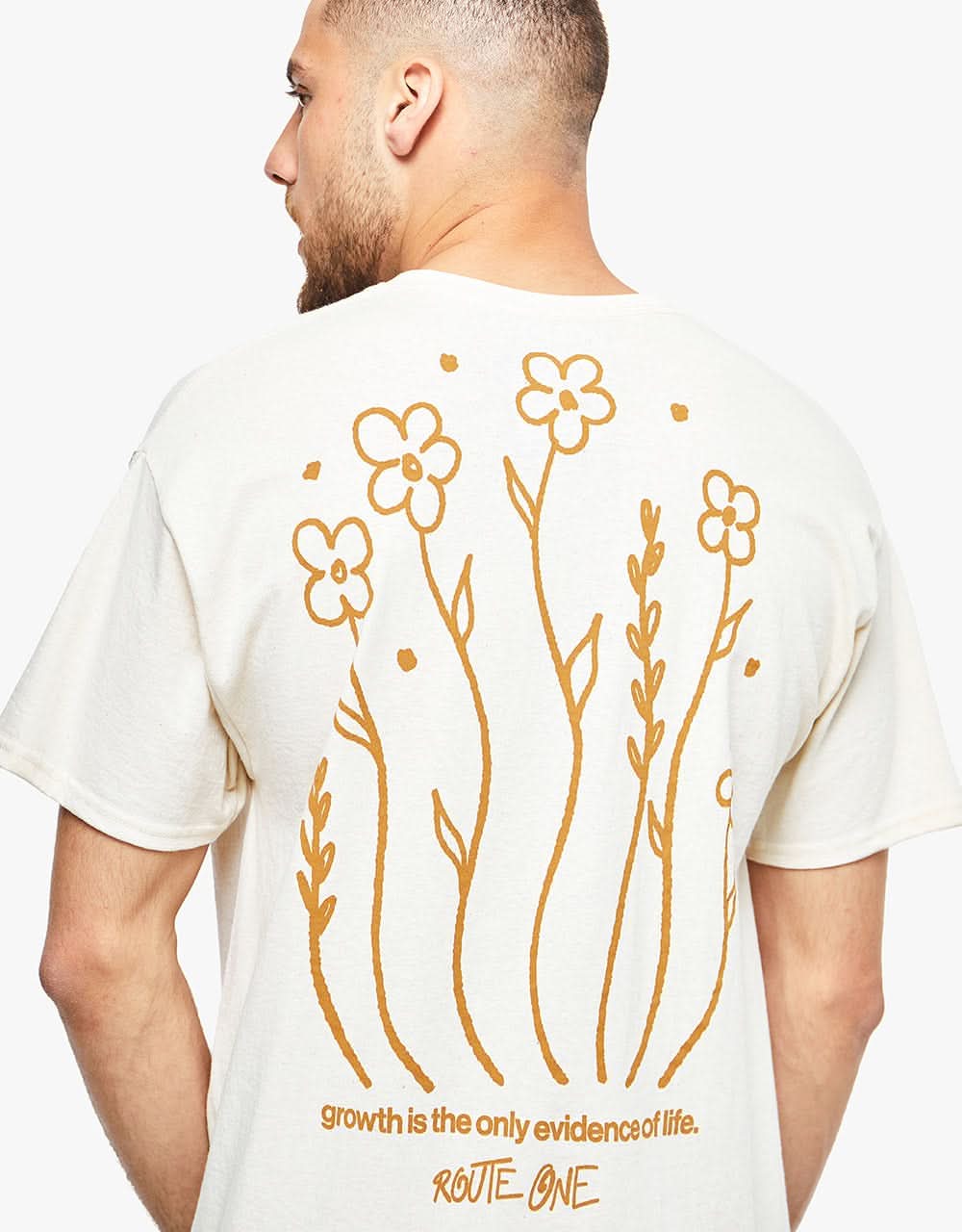Route One Evidence T-Shirt - Natural