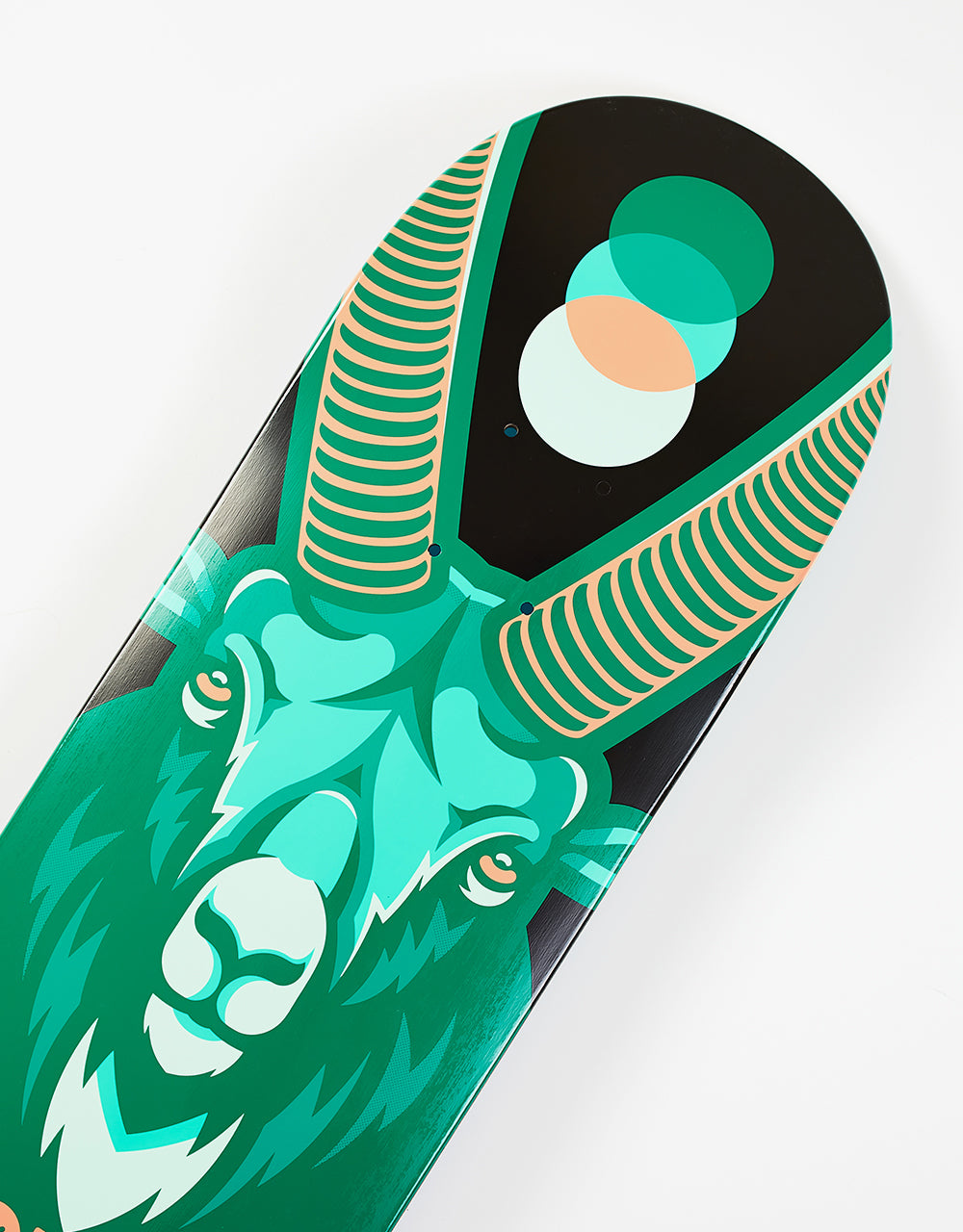 Route One Horned Beasts Skateboard Deck - 8.25"