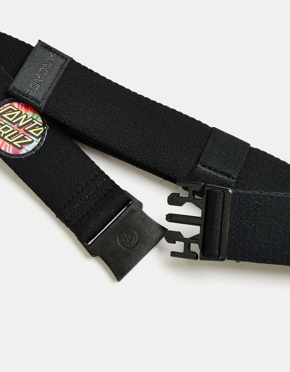 Arcade x Santa Cruz Dot Slim Belt - Black/Tie Dye