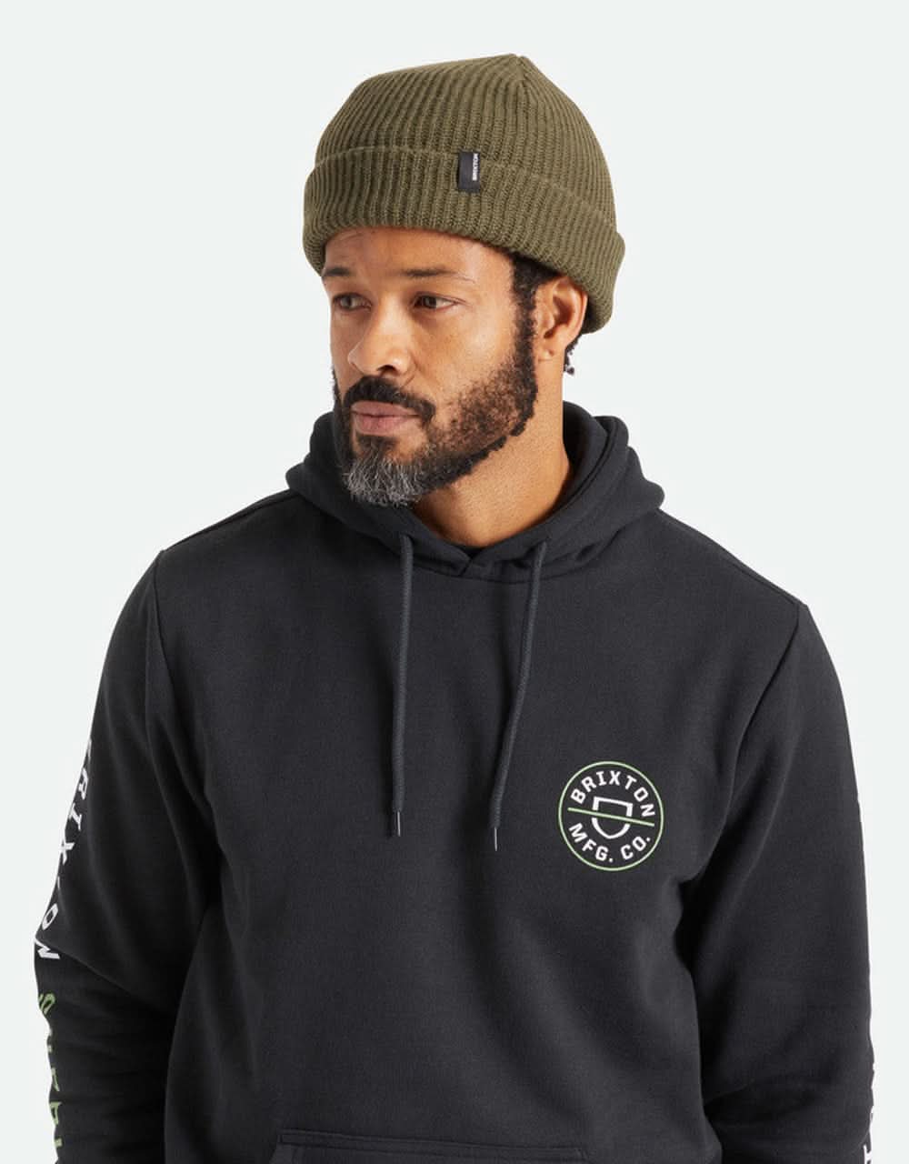 Brixton Heist Beanie - Military Olive
