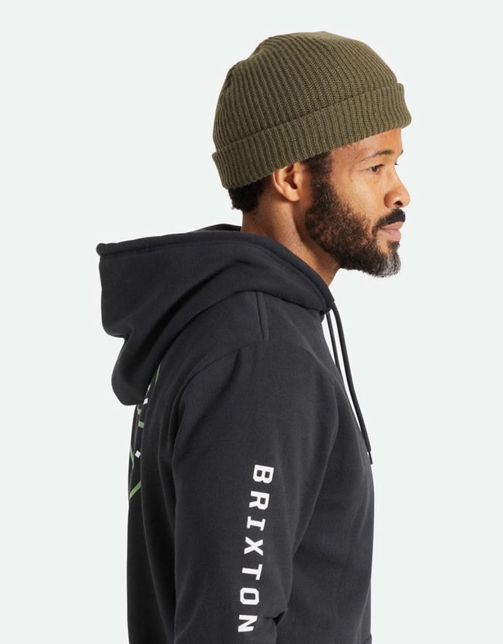 Brixton Heist Beanie - Military Olive
