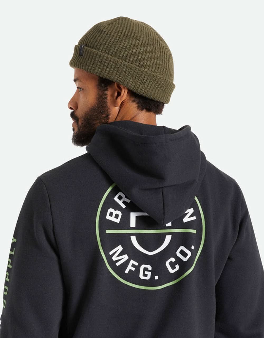 Brixton Heist Beanie - Military Olive