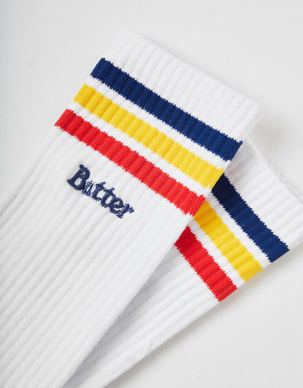 Butter Goods Stripe Socks - White