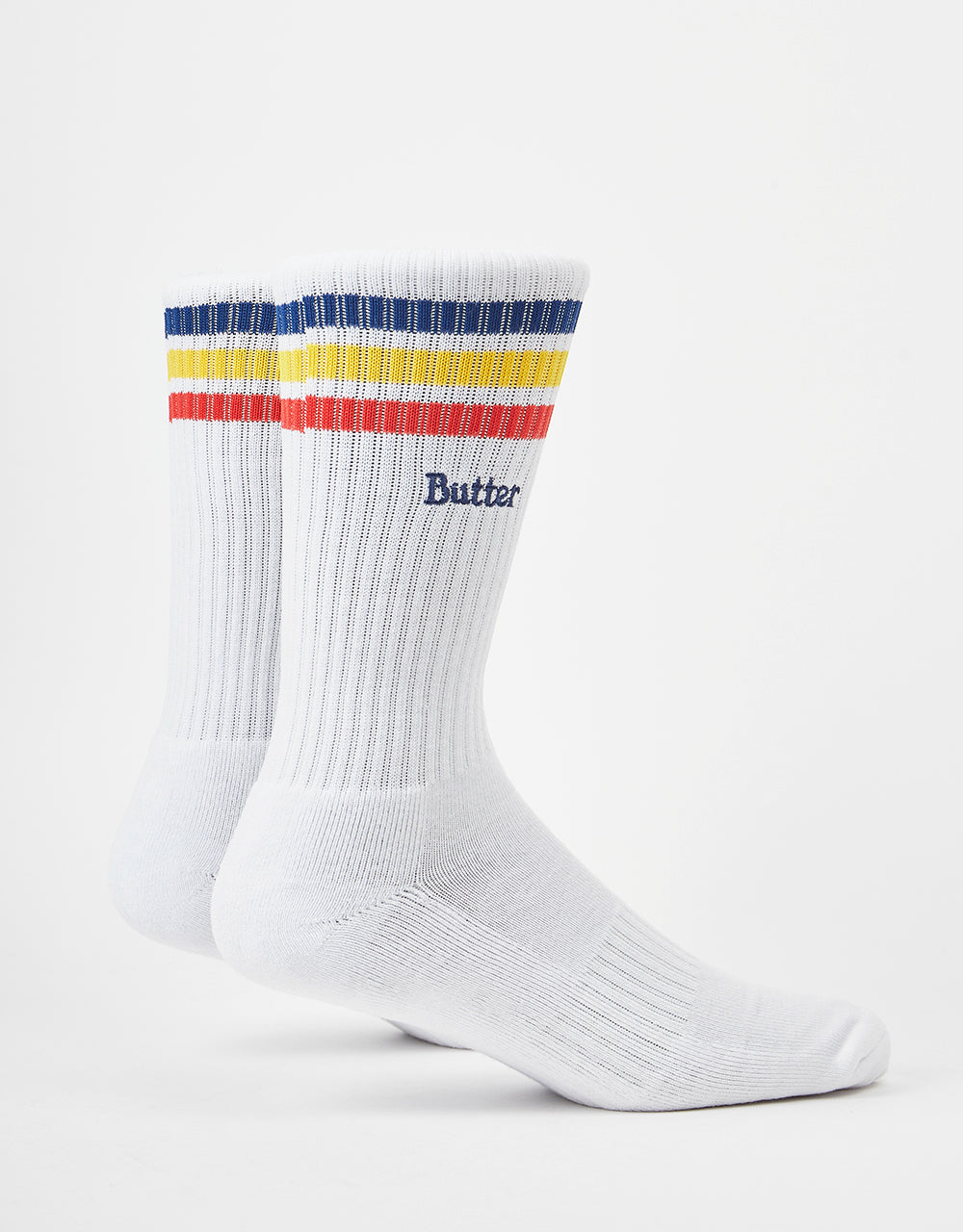 Butter Goods Stripe Socks - White