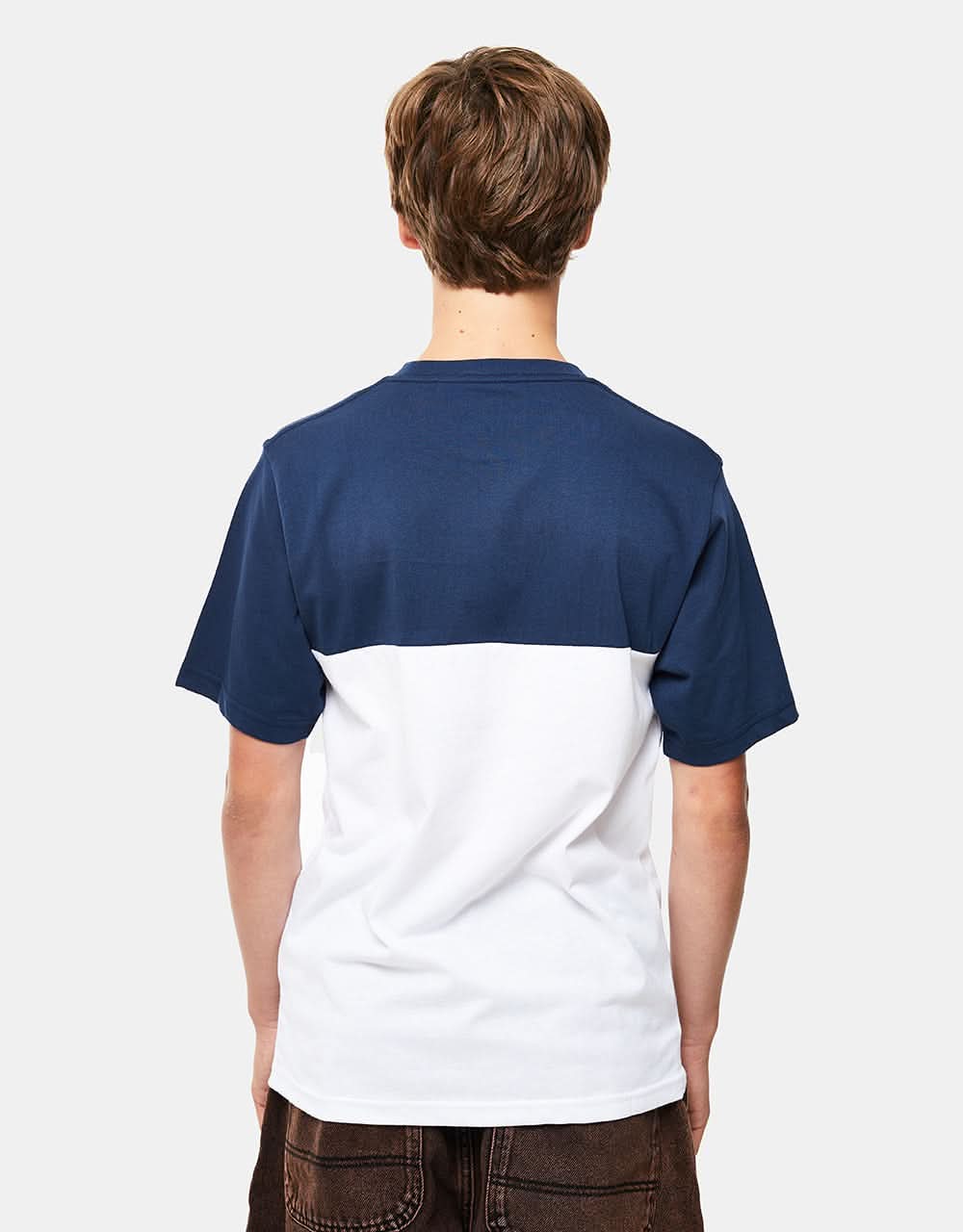 Vans Classic Block Kids T-Shirt - Dress Blues/White