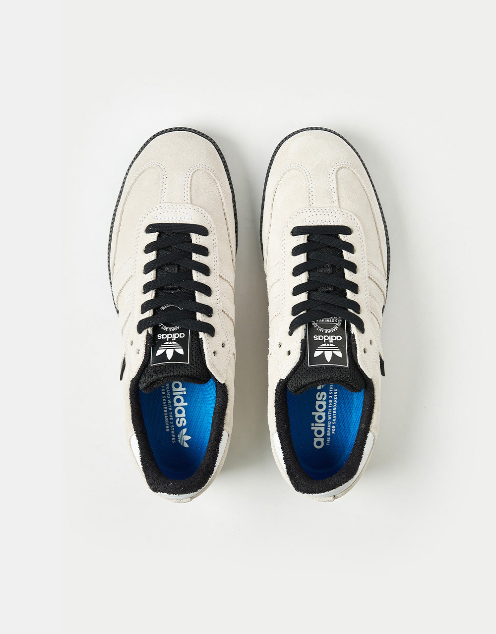 adidas Samba ADV Skate Shoes - White/Core Black/Bluebird