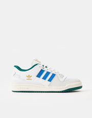 adidas Forum 84 Low ADV Skate Shoes - White/Bluebird/Collegiate Green