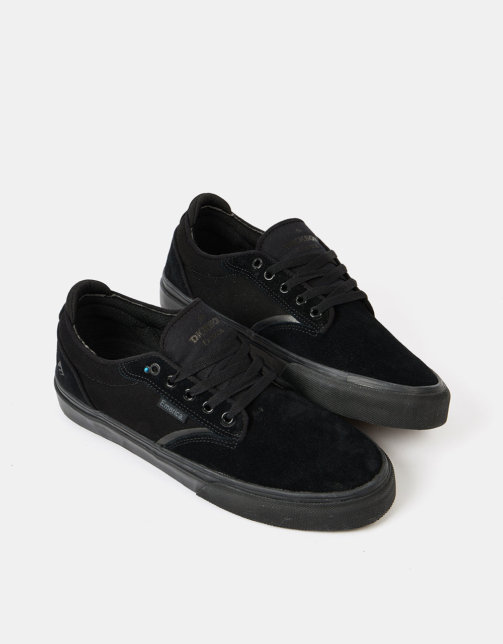 Emerica Dickson Skate Shoes - Black/Black