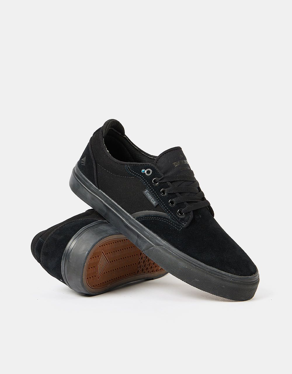 Emerica Dickson Skate Shoes - Black/Black