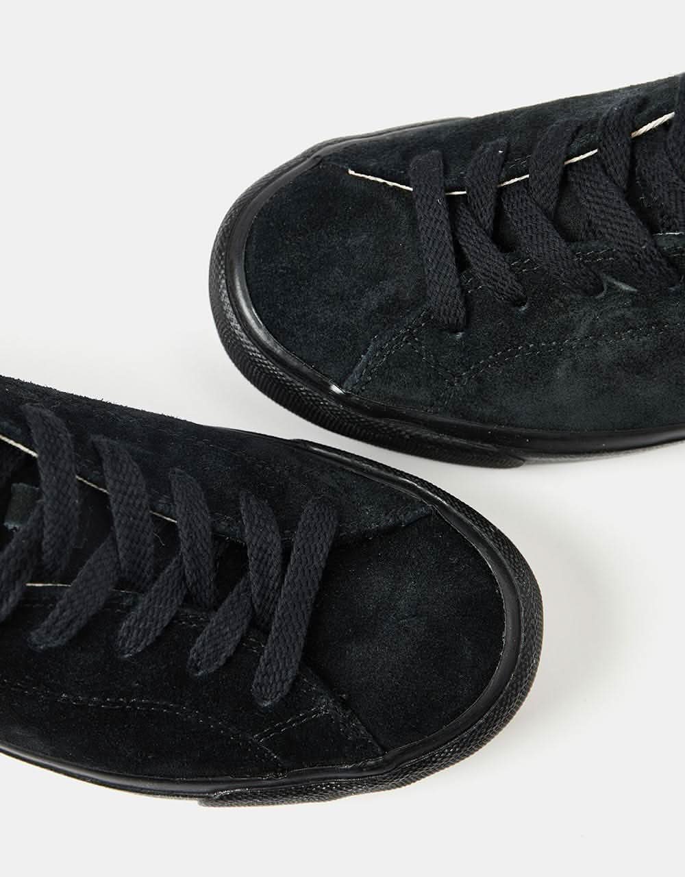 Last Resort AB VM003 Suede Lo Skate Shoes - Black/Black