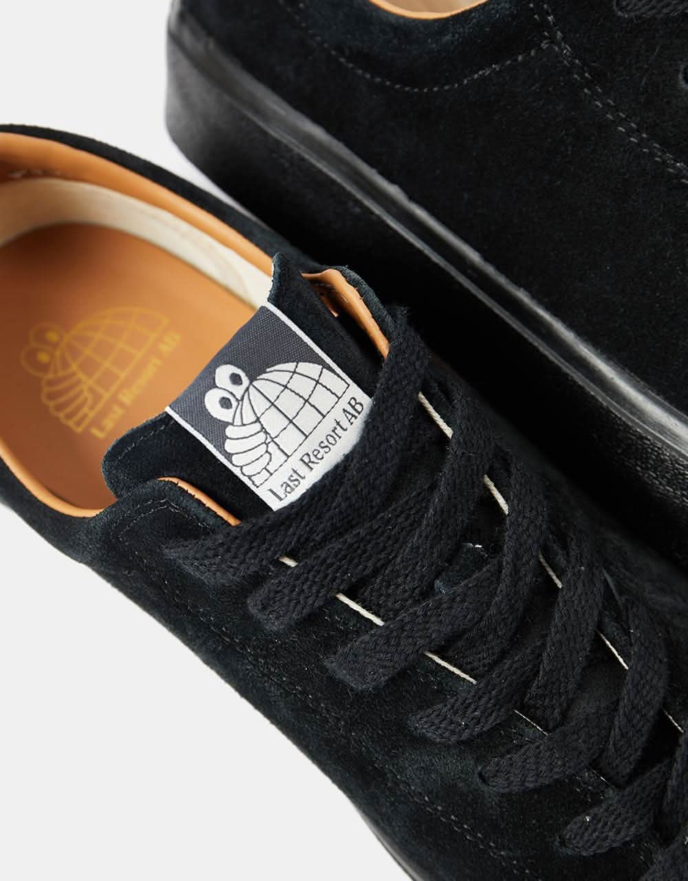 Last Resort AB VM003 Suede Lo Skate Shoes - Black/Black
