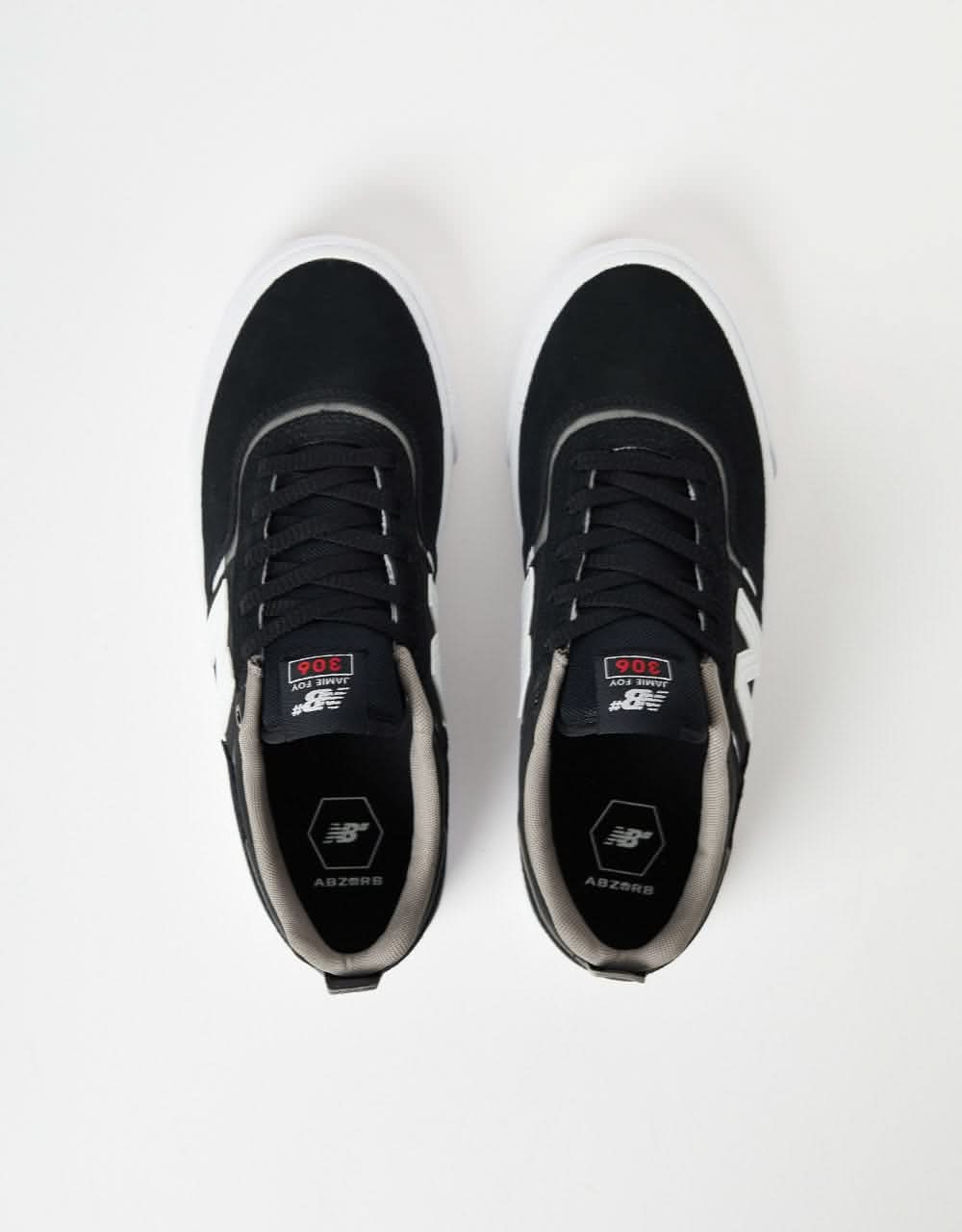 New Balance Numeric 306 Skate Shoes - Black/White