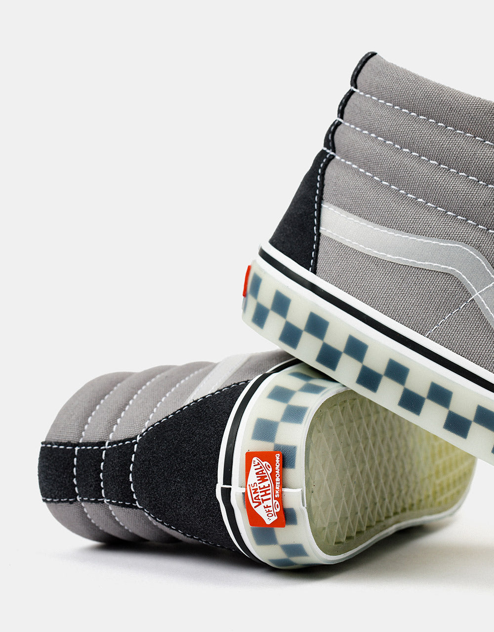 Vans Skate SK8-Hi Shoes - (Translucent Rubber) Grey