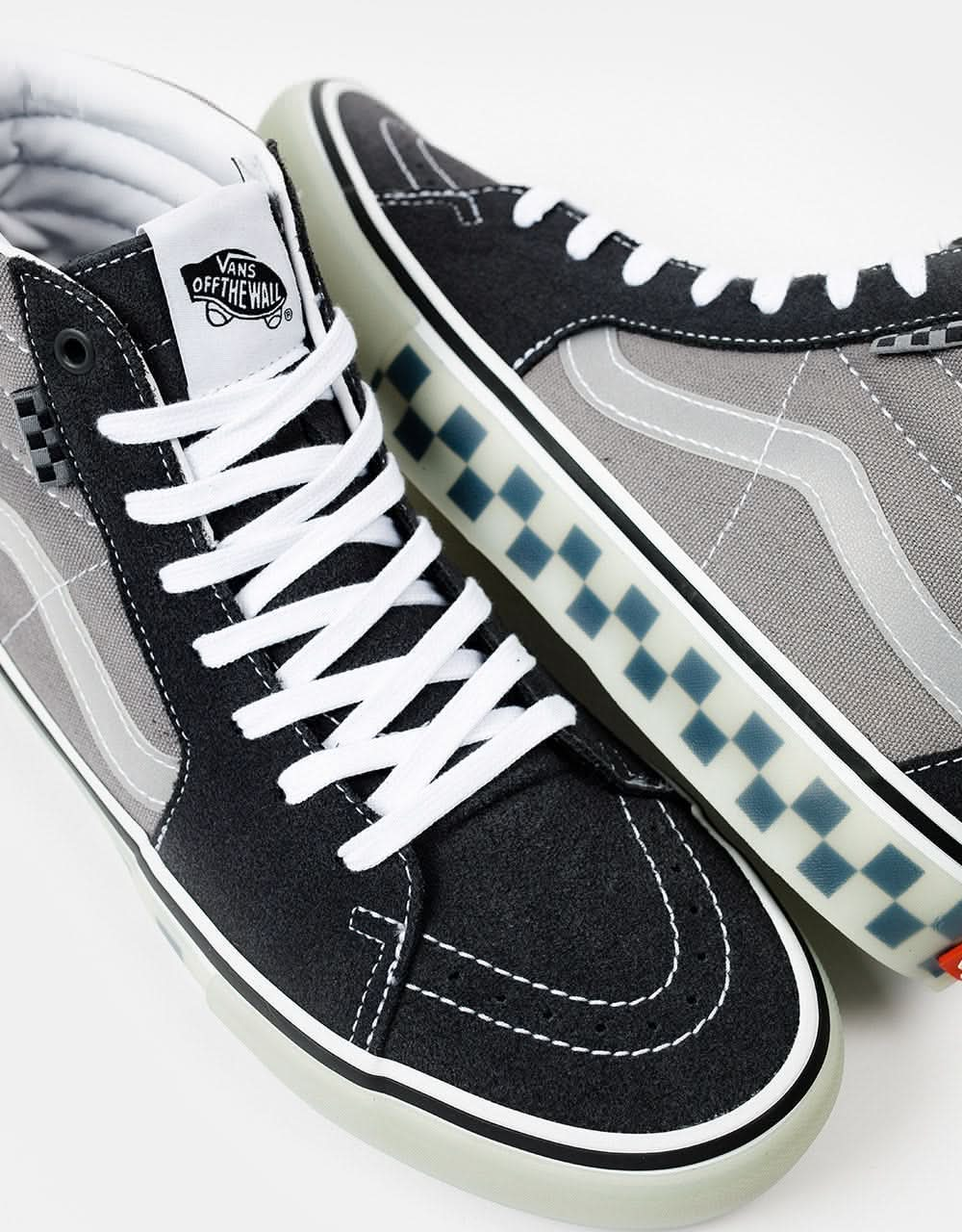 Vans Skate SK8-Hi Shoes - (Translucent Rubber) Grey