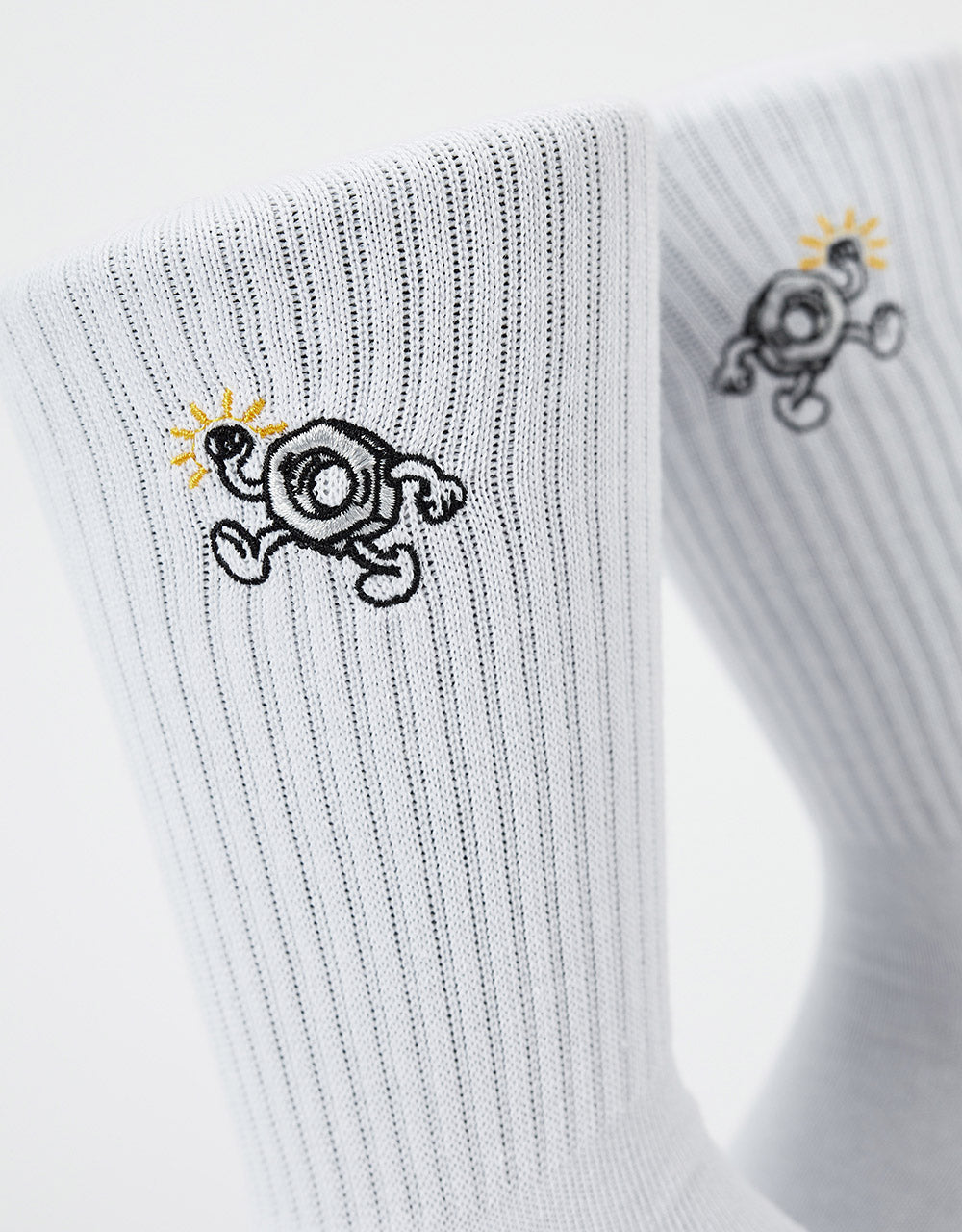 Route One Nuts Socks - White
