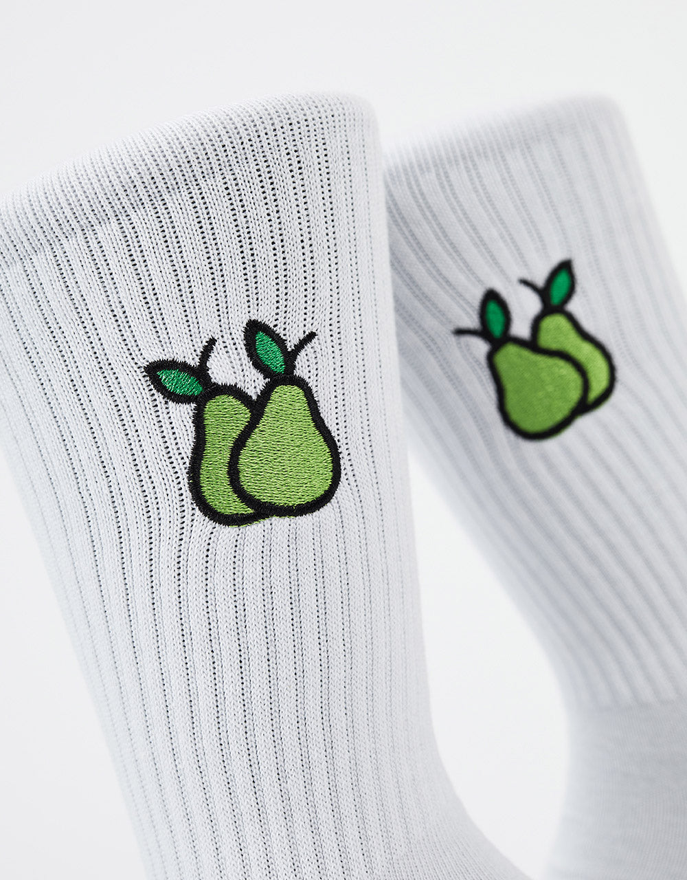 Route One Nice Pear Socks - White