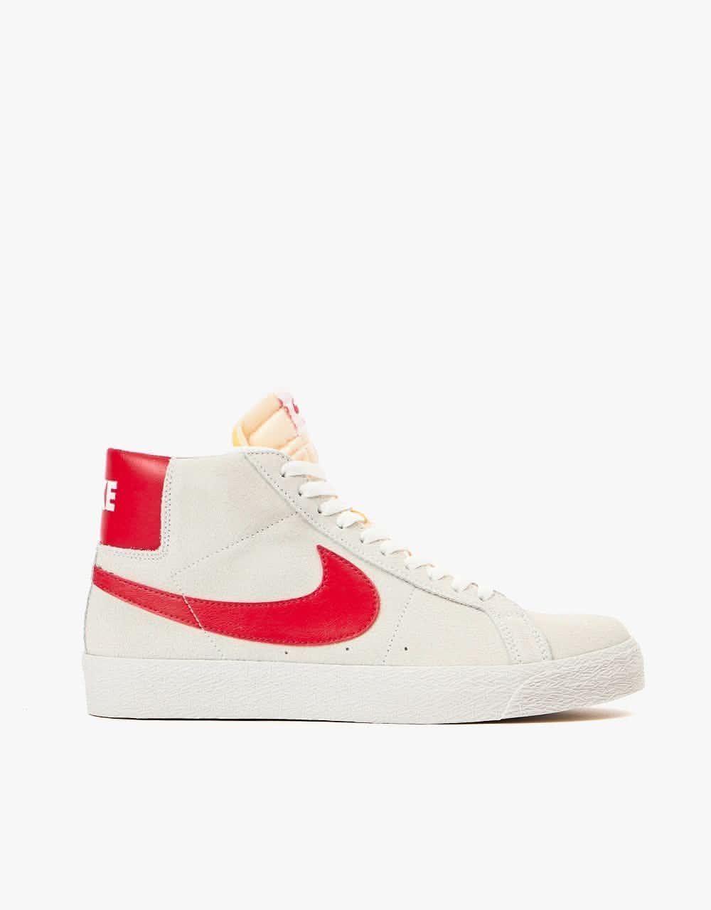 Nike SB Zoom Blazer Mid Skate Shoes Summit White University Red