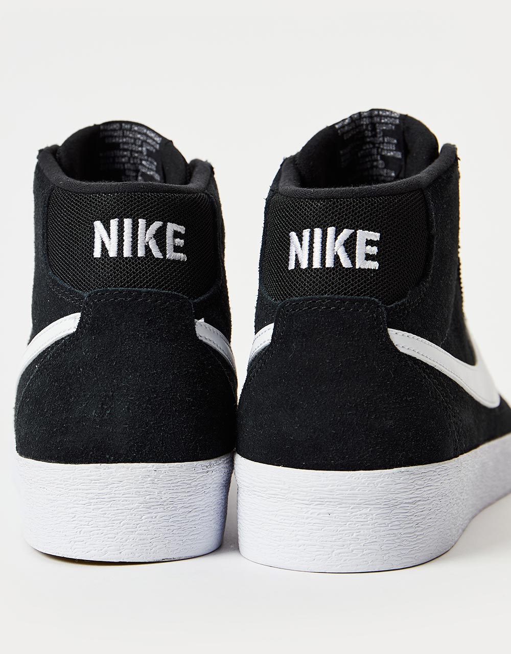 Nike SB Bruin High Skate Shoes - Black/White-Black-Gum Light Brown