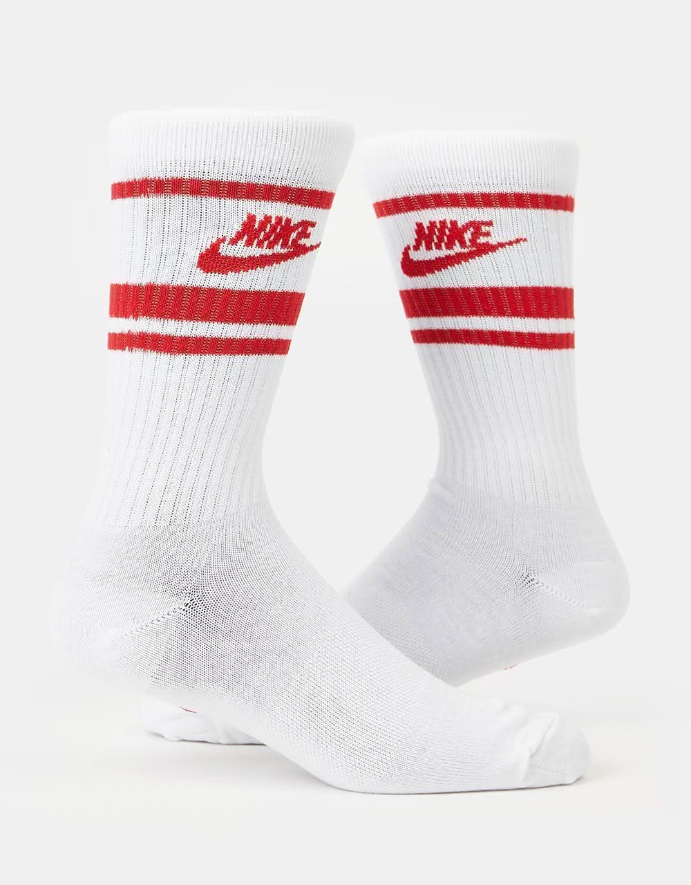 Red white nike socks Clearance