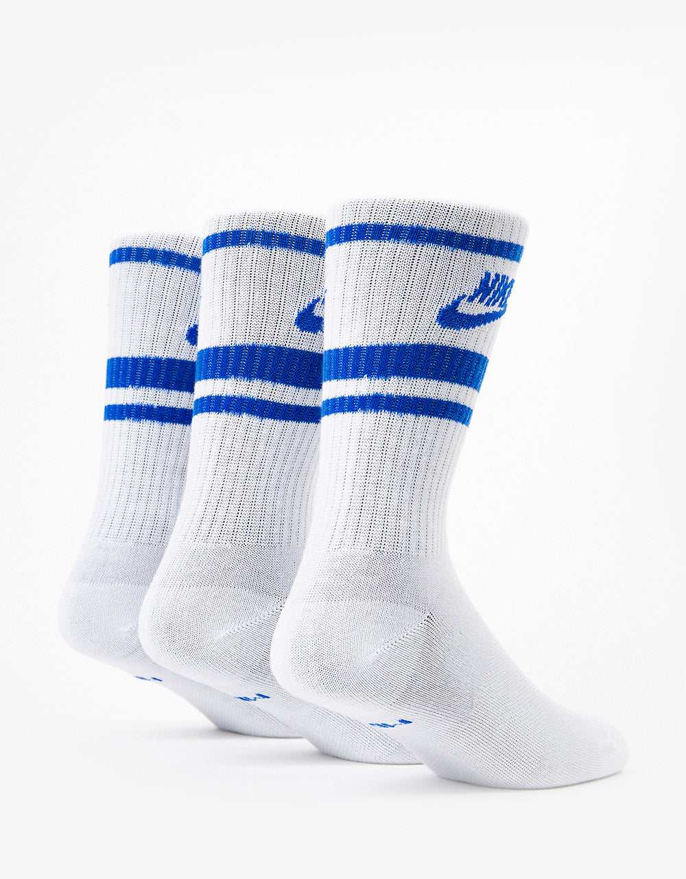 Nike  Sportswear Everyday Essential 3 Pack Socks - White/Game Royal/Game Royal