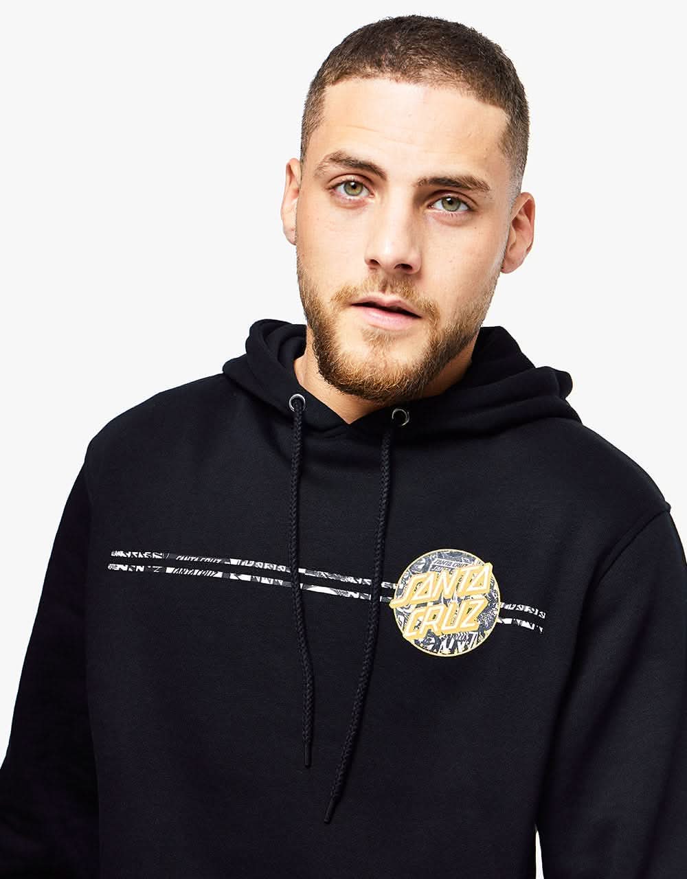 Santa Cruz Flier Dot Pullover Hoodie - Black