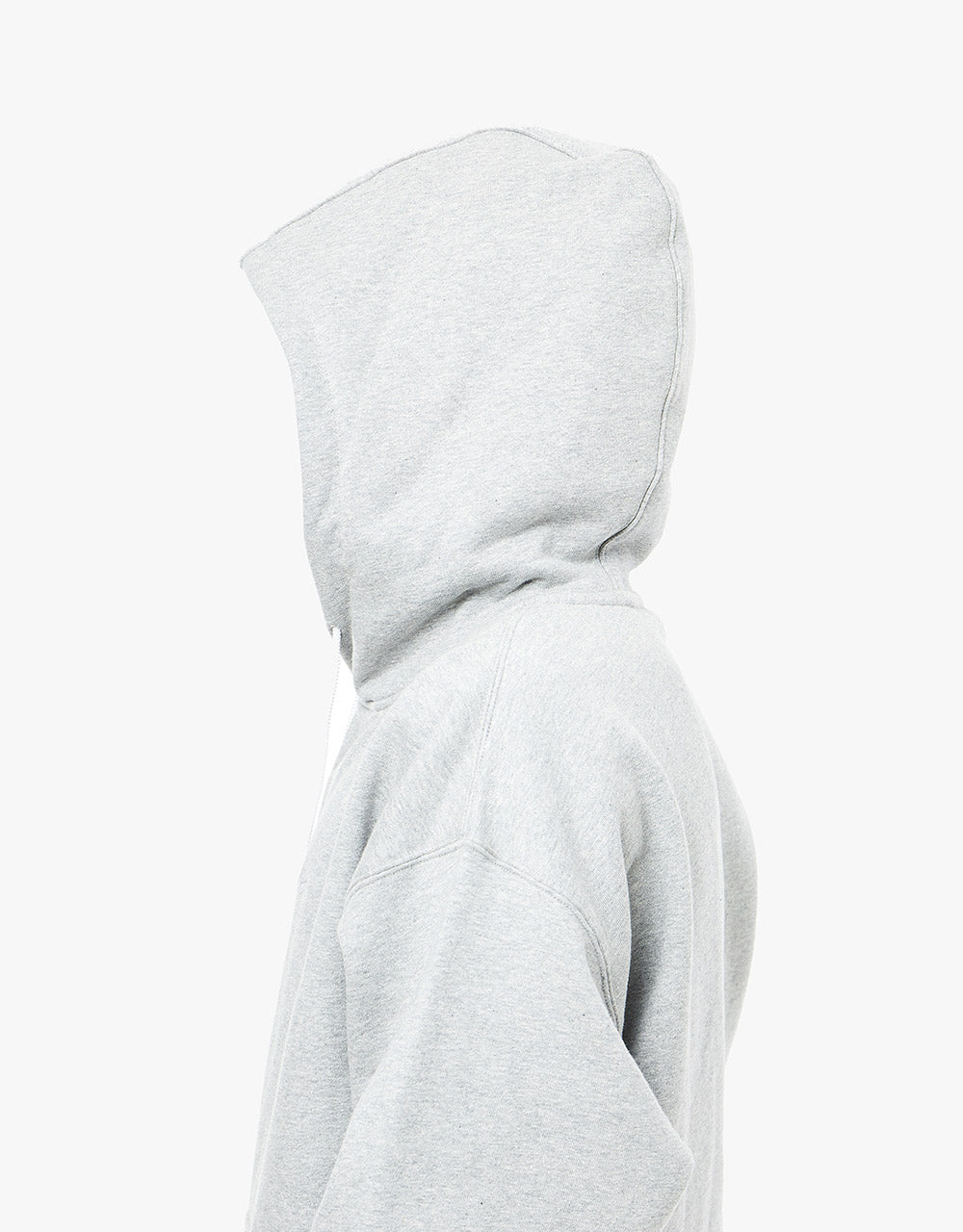 Nike Solo Swoosh Pullover Hoodie - Dark Grey Heather/White