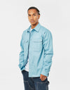 Nike Tanglin Woven LS Shirt - Worn Blue