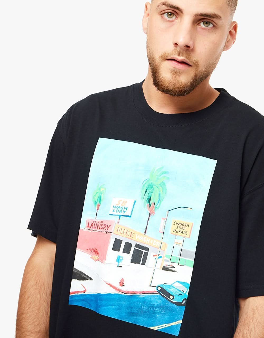 Nike SB Laundry T-Shirt - Black