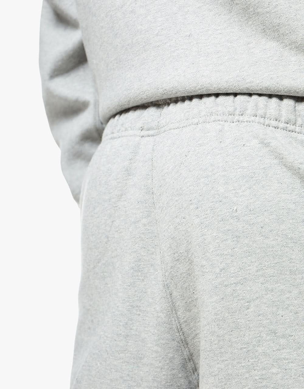 Nike Solo Swoosh Sweatpants - Dark Grey Heather/White
