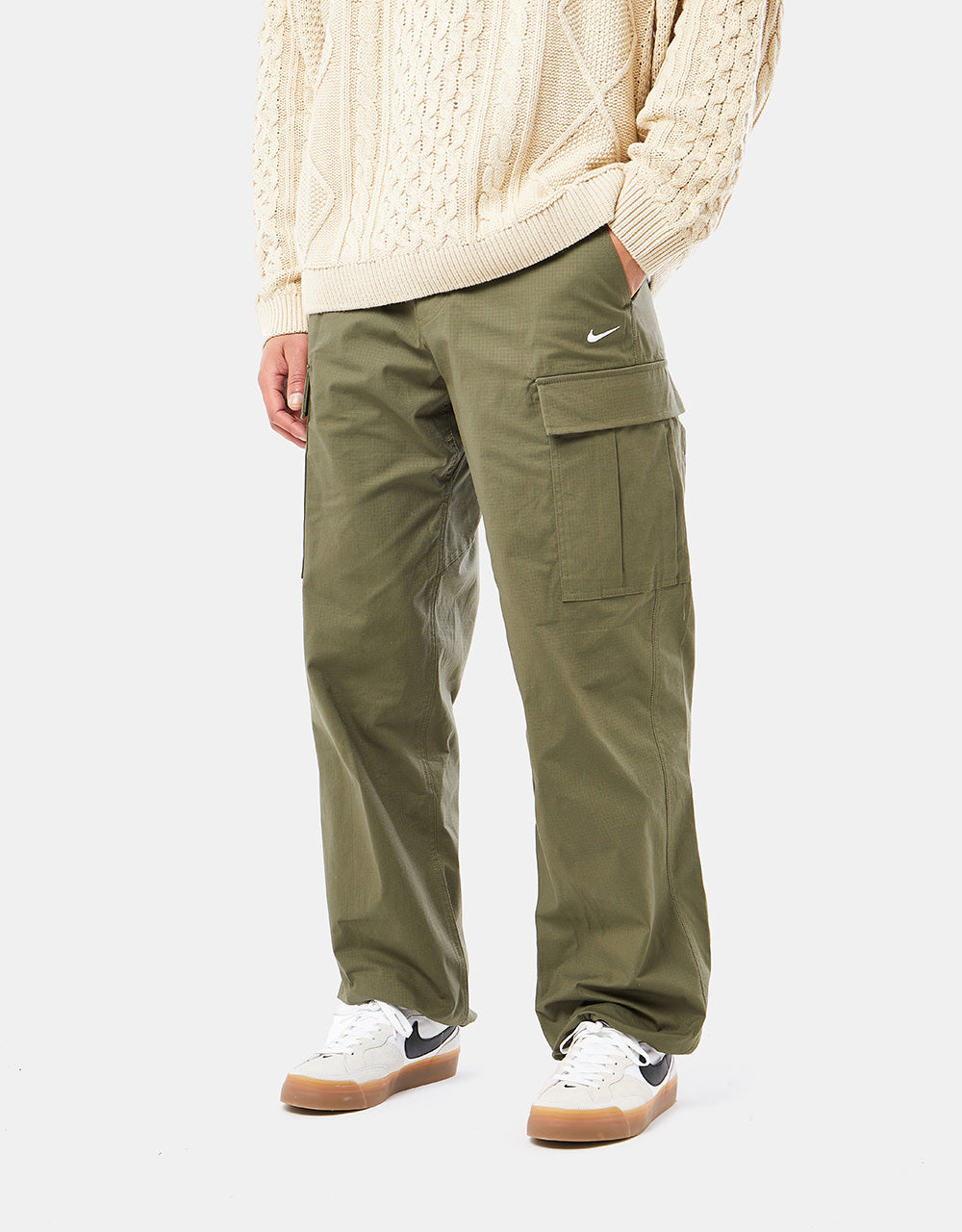 Cargo pant olive green