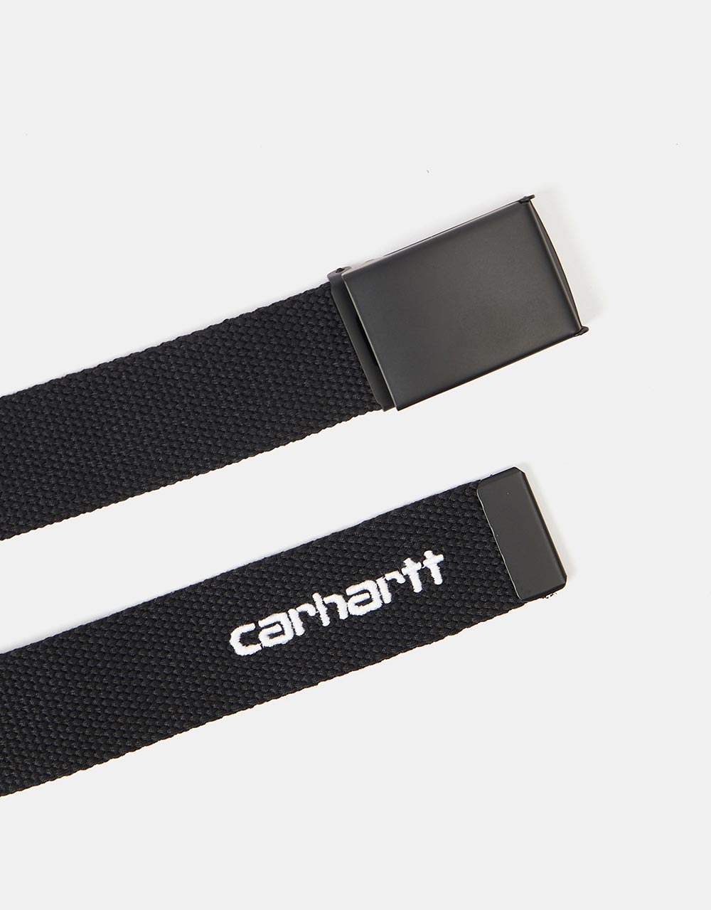 Carhartt WIP Tonal Script Web Belt - Black/Black