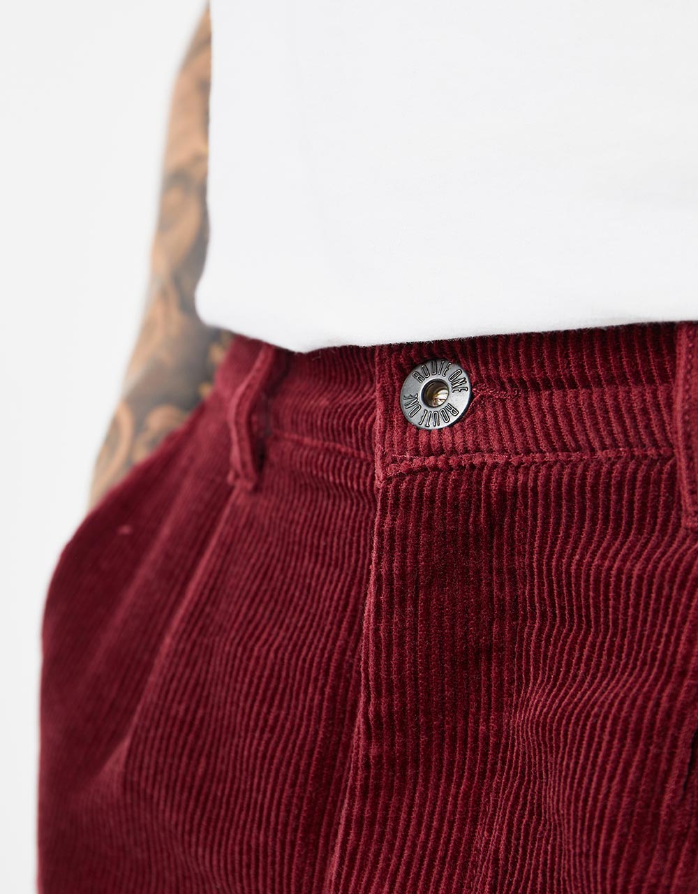 Route One Relaxed Fit Big Wale Cords - Port