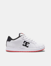 DC Striker Kids Skate Shoes - White/Black/Red
