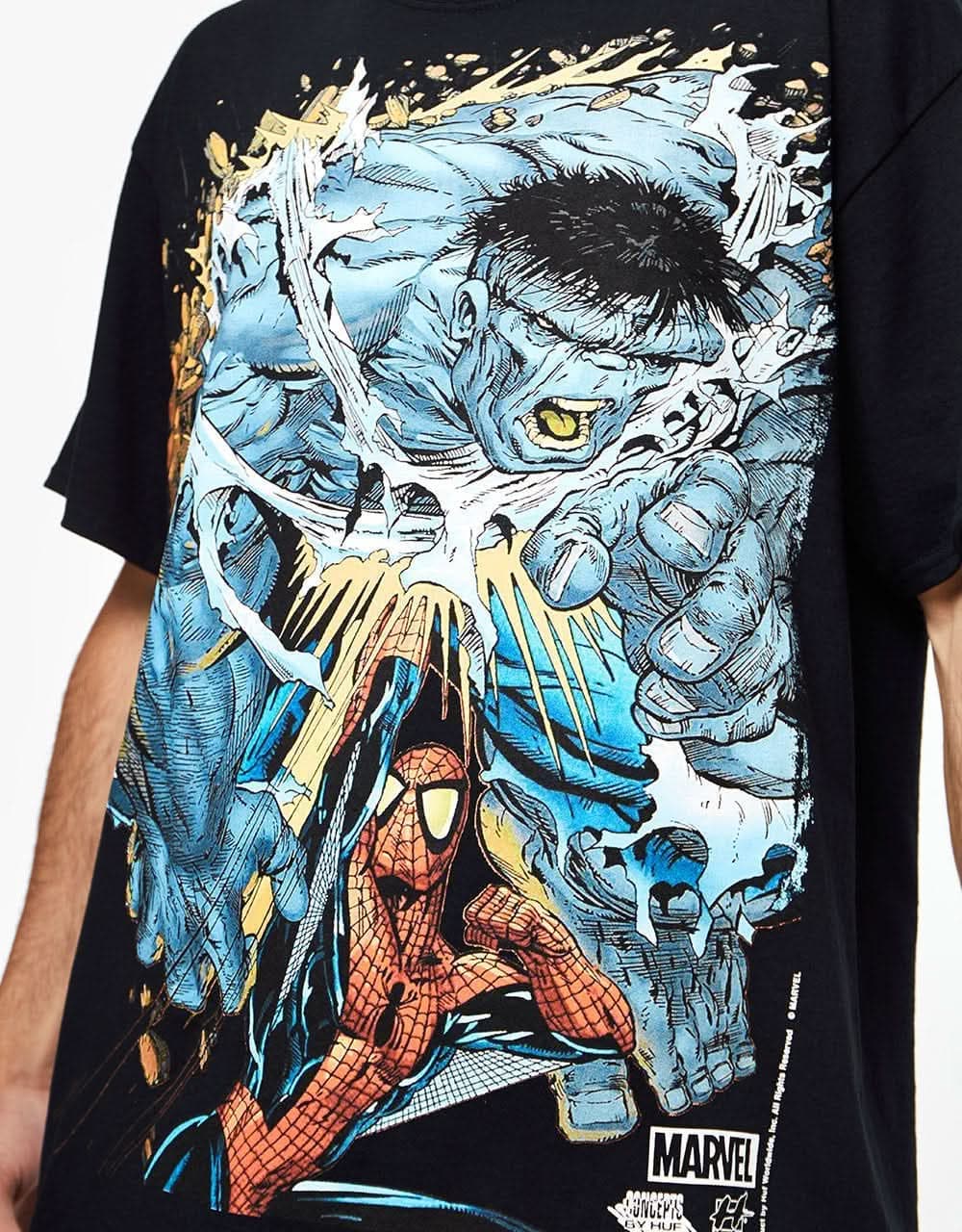 HUF x Marvel Battle T-Shirt - Black